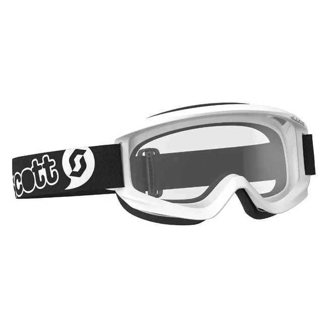 Scott Agent Goggle White Clear Lens