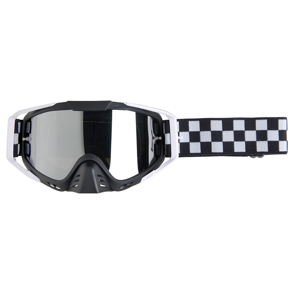 Biltwell Ridgeline Motocross Goggles Checkers - Image 1