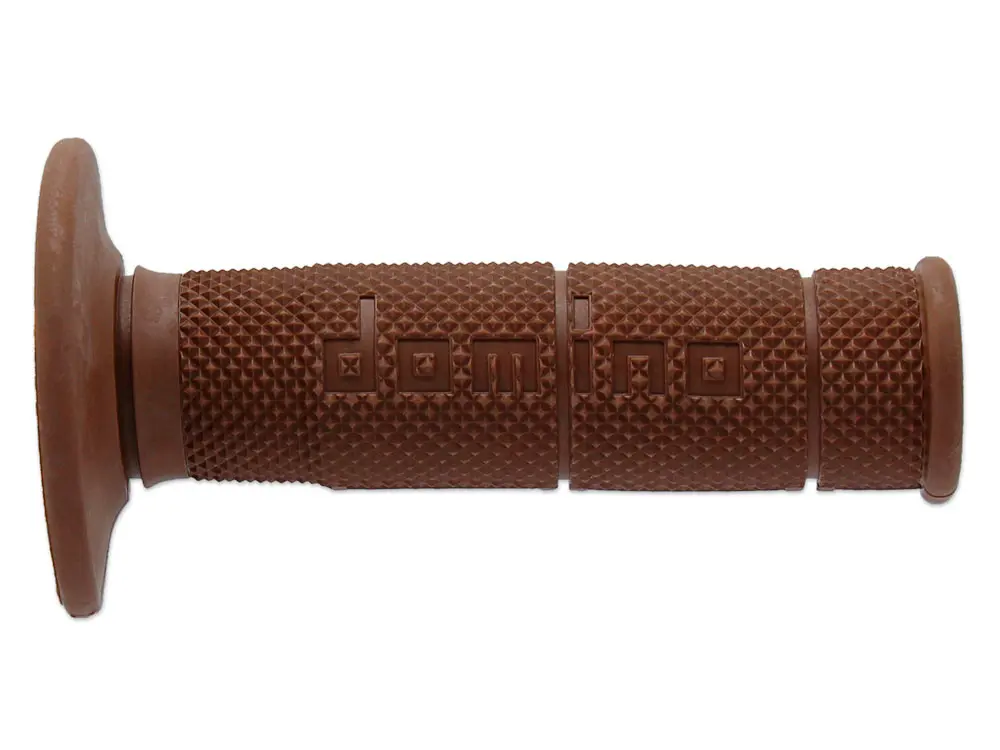 CROSS ENDURO GRIPS SOLID RED - HALF WAFFLE