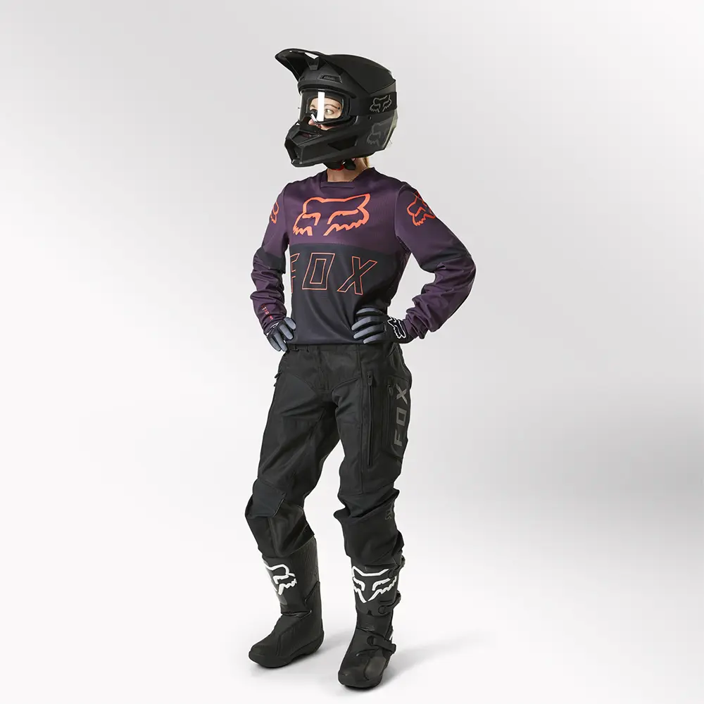 Fox Legion LT Womens Black Motocross Jersey