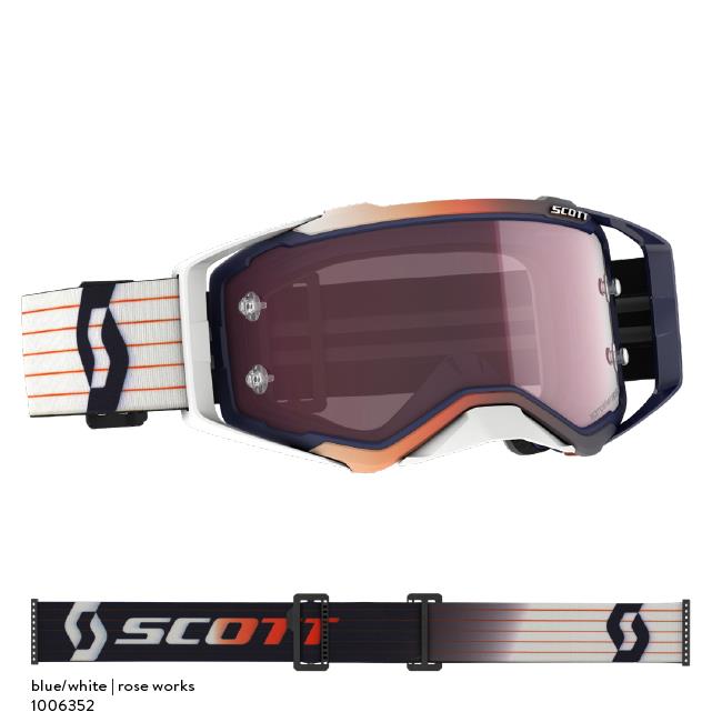 Prospect Amplifier Goggle Blu e/White Rose Works Lens Scott - Image 1