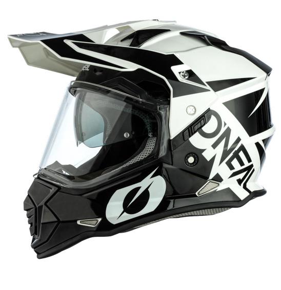 Oneal Sierra Adventure Helmet Black/White - Image 1