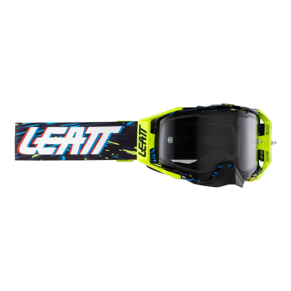 Leatt Velocity 6.5 Motocross Goggles Lime Light Grey 58%
