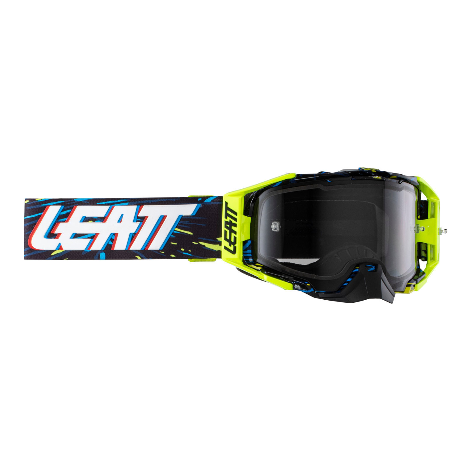 Leatt Velocity 6.5 Motocross Goggles Lime Light Grey 58% - Image 1