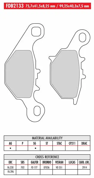 FERODO BRAKE BPADS
