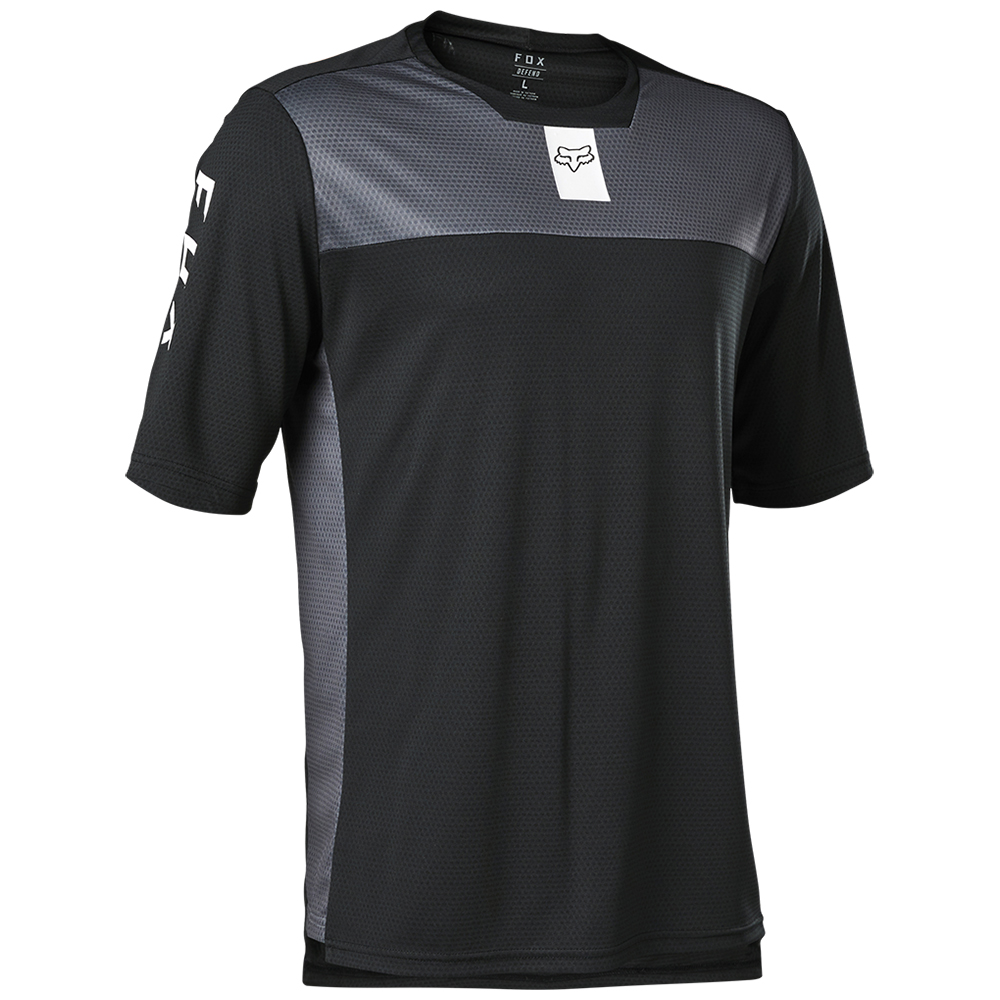 Fox Defend Short Sleeve Jeresy Black - Image 1