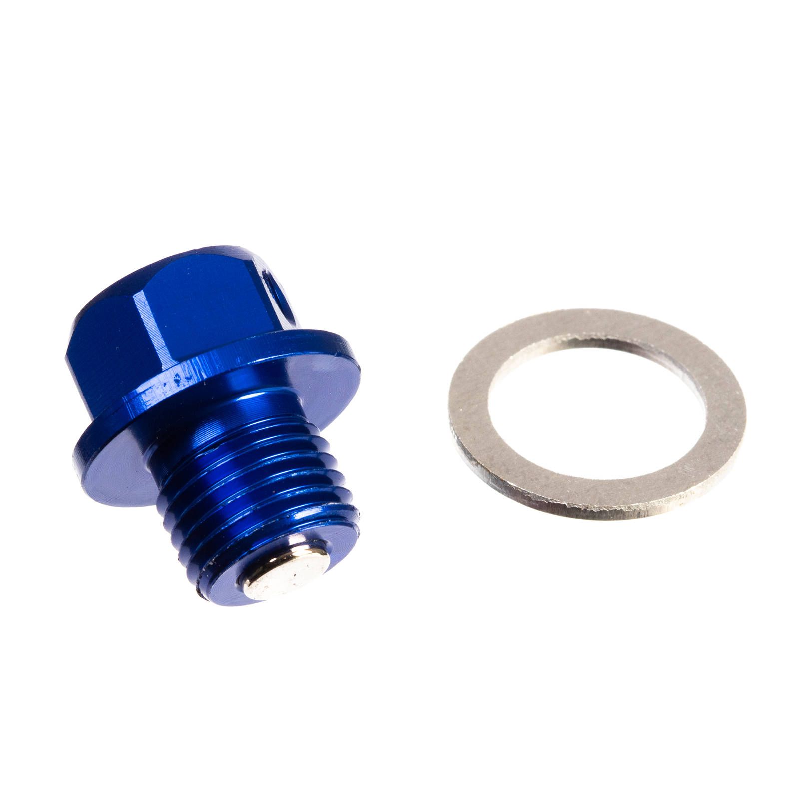WHITES MAGNETIC SUMP PLUG BLU M12 x 10 - P1.25 - Image 1