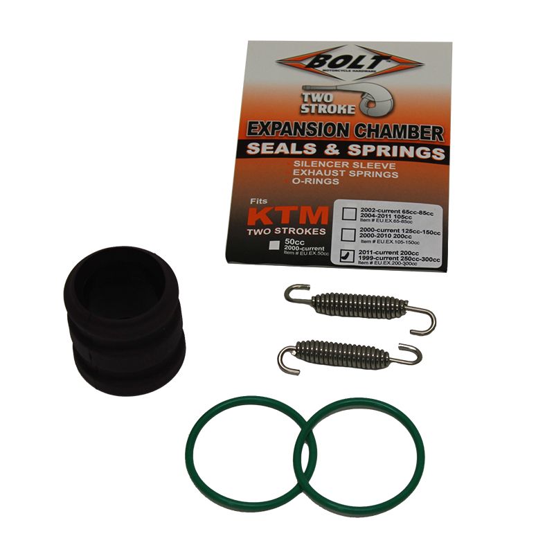 BOLT EXHAUST O-RING PACK KTM 200-300 00- - Image 1
