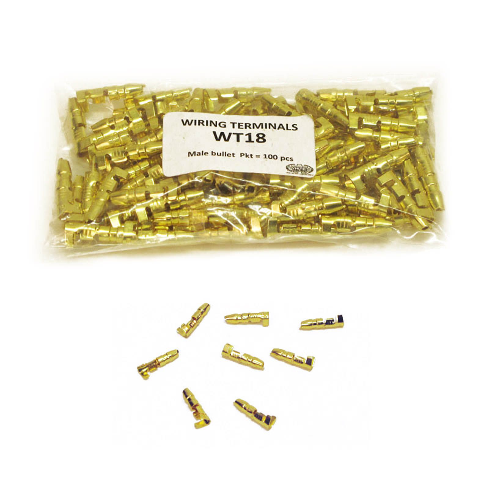TERMINAL MALE BULLET (PKT of 100PCS) - Image 1