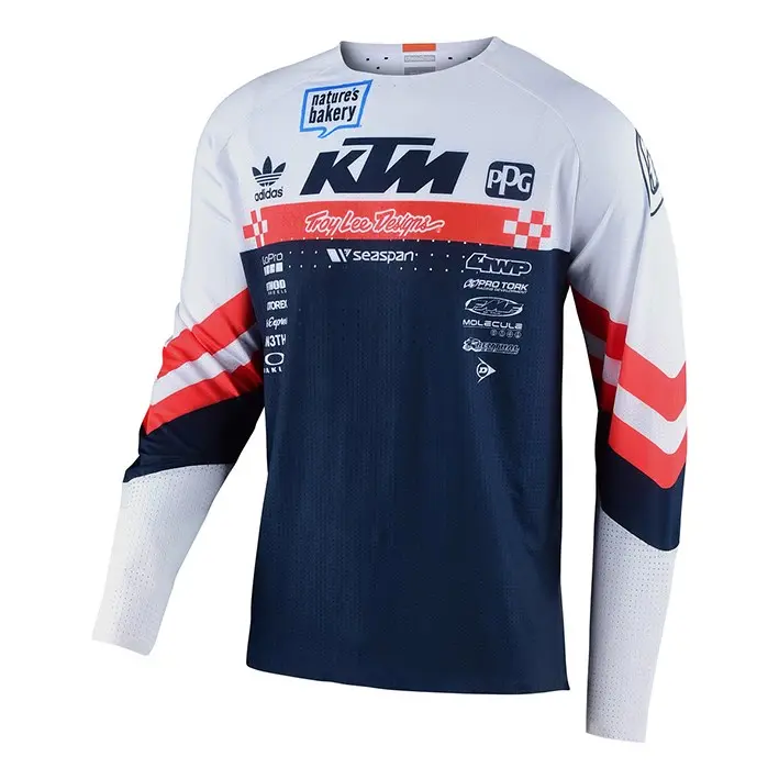 Motocross Jersey SE Ultra Factory Team White/Navy