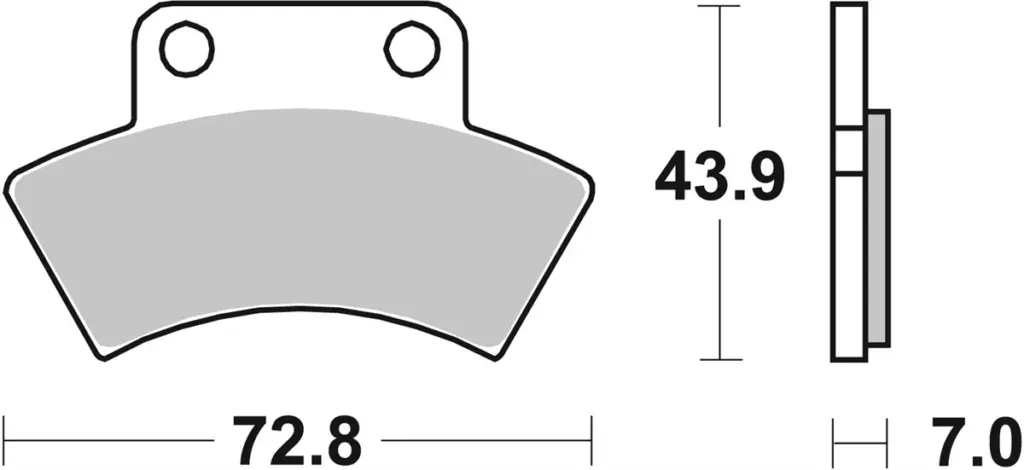 SBS 717SI Front/Rear Brake Pads