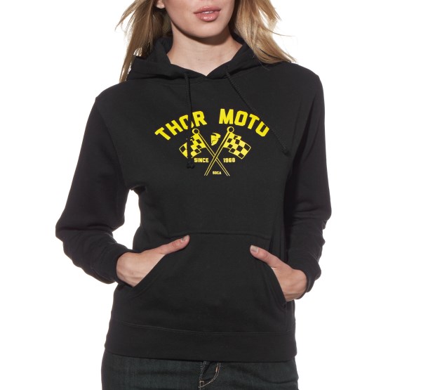 Hoody Thor Ladies Finish Line Black - Image 1