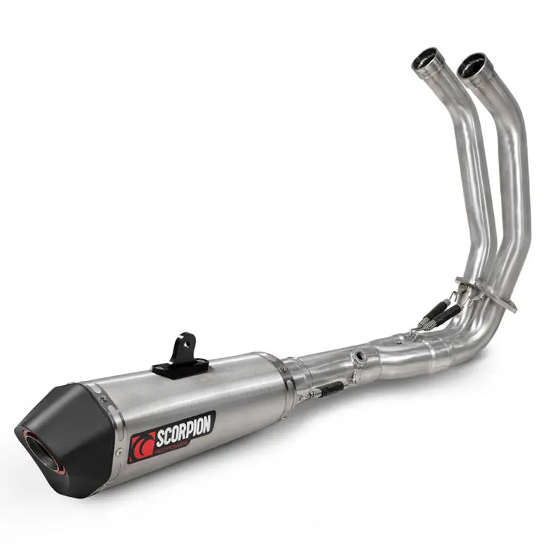 XSR 700 Serket Taper Full System Brushed Stainless Steel Sleeve 2021-2023