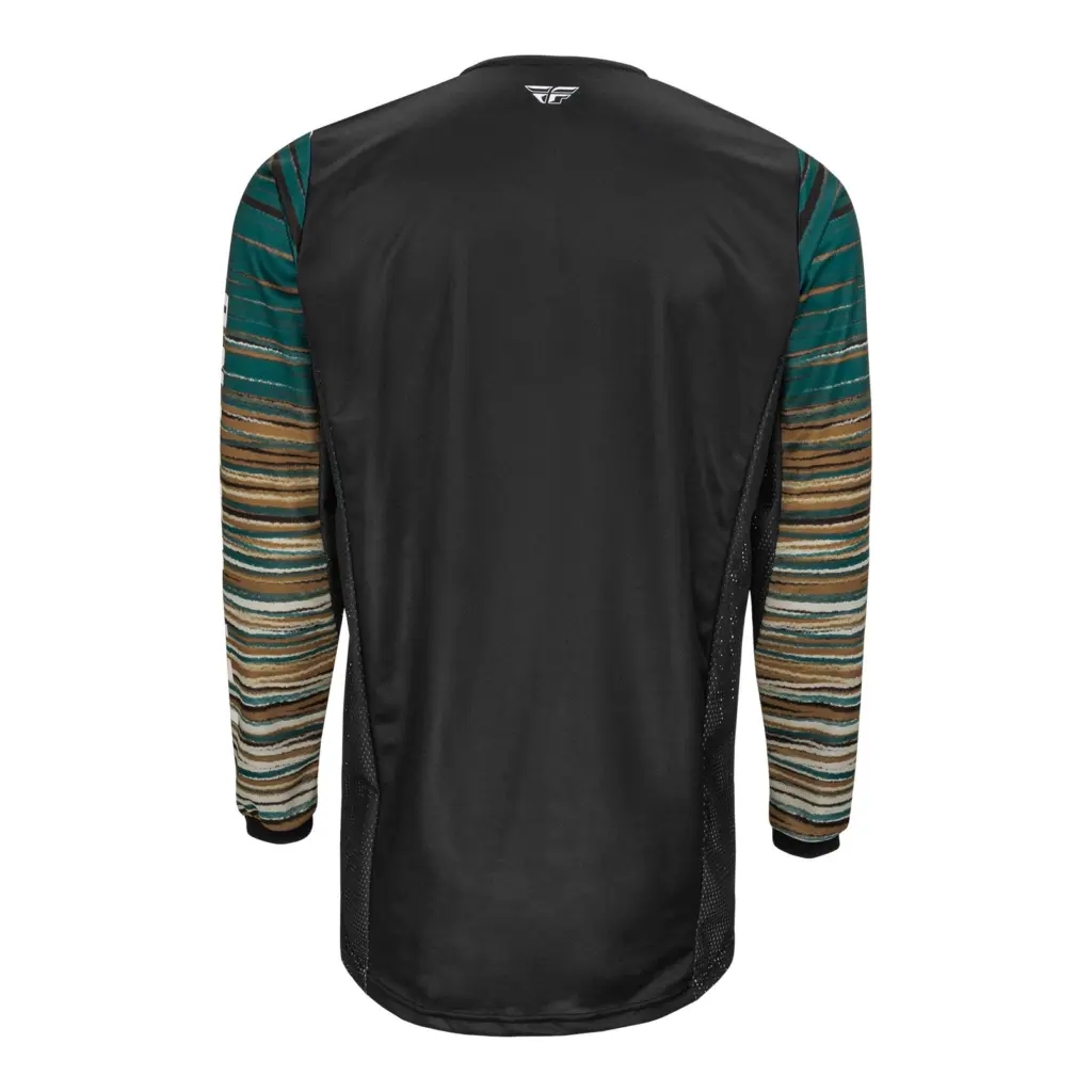 Fly Kinetic Wave Motocross Jersey Black/Rum
