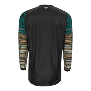 Fly Kinetic Wave Motocross Jersey Black/Rum - Image 2