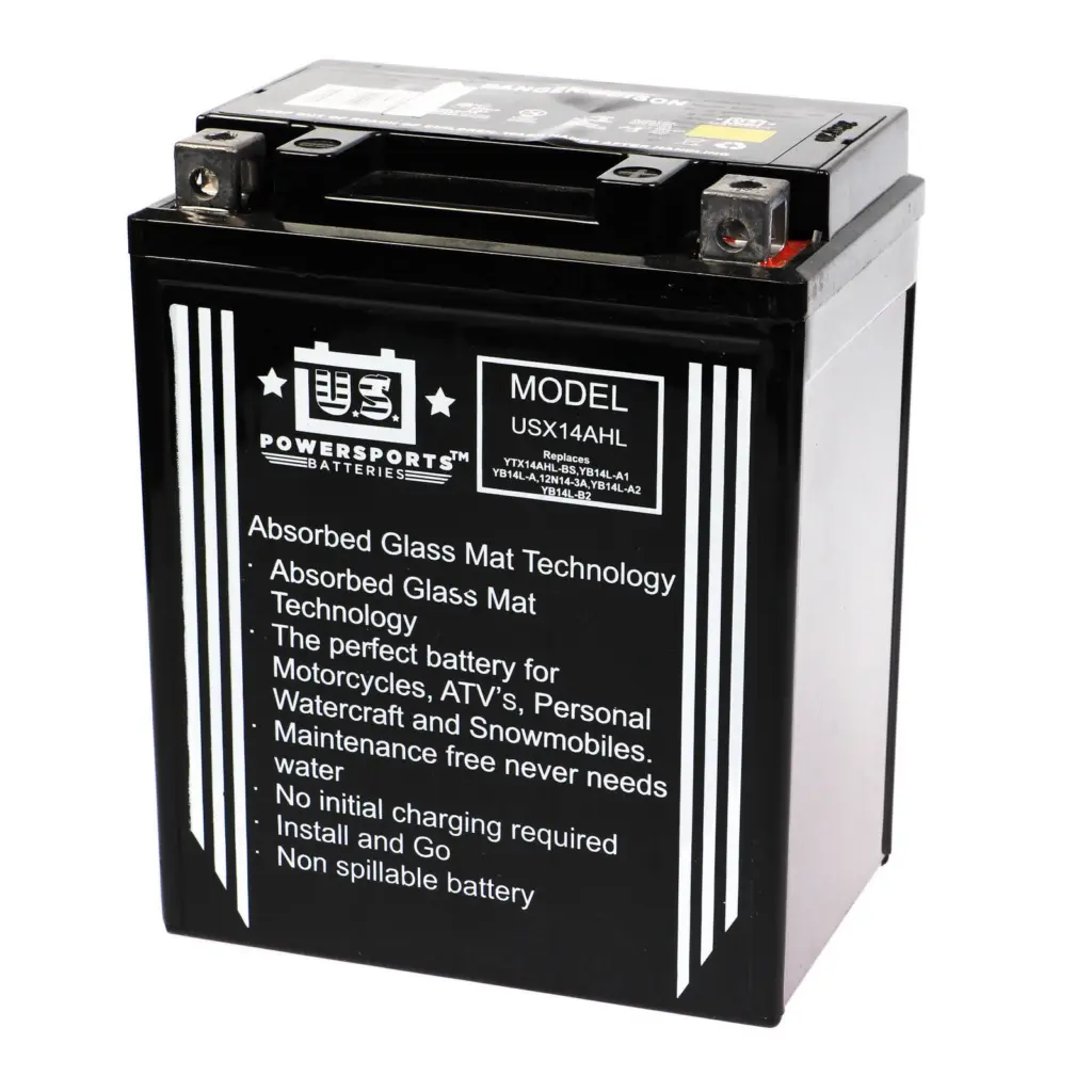 USPS AGM BATTERY US14AHL-BS YB14L-A2 *4 -L +R