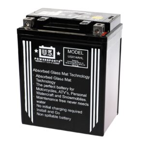 USPS AGM BATTERY US14AHL-BS YB14L-A2 *4 -L +R - Image 1
