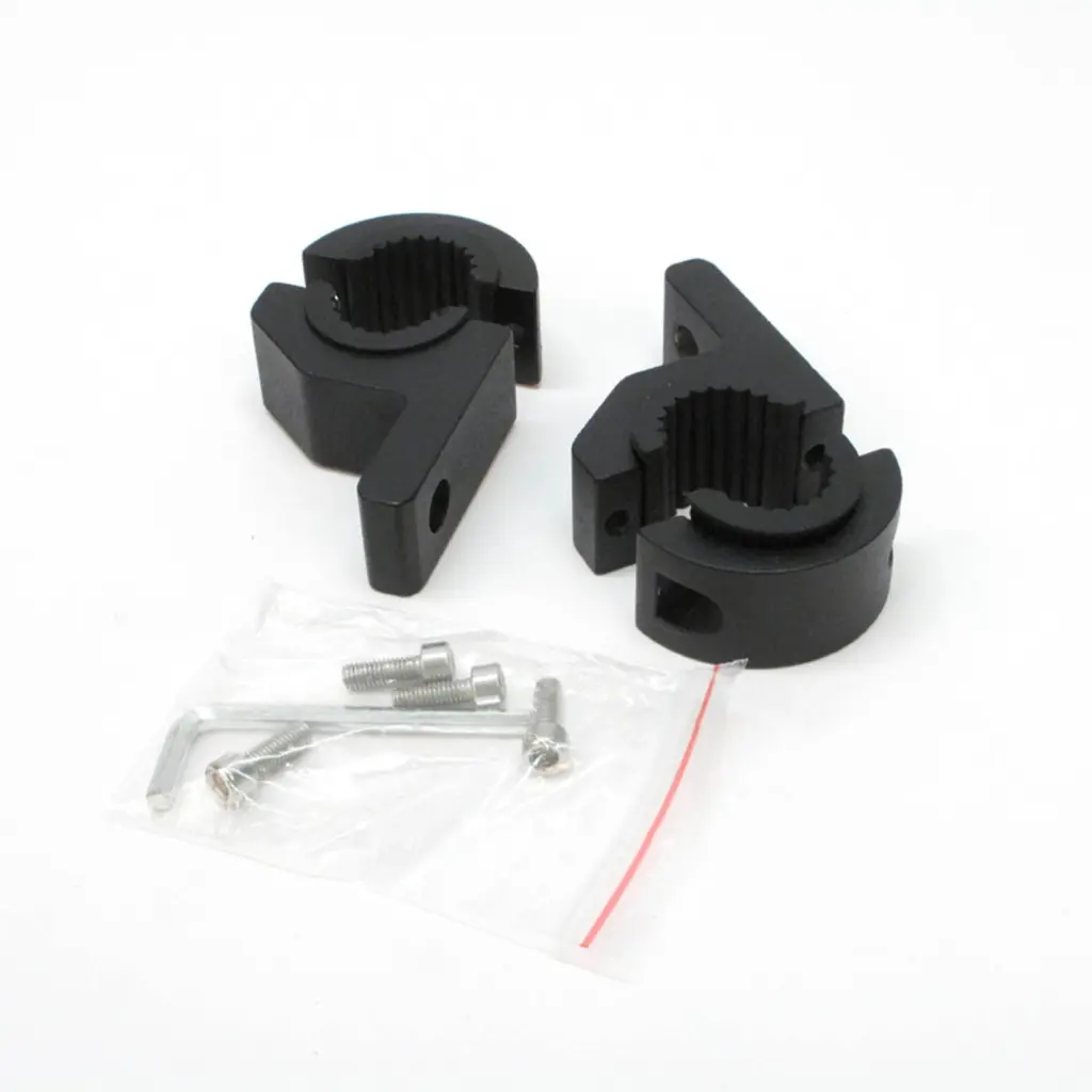 WHITES LED LIGHT BAR BRACKETS 28mm PAIR