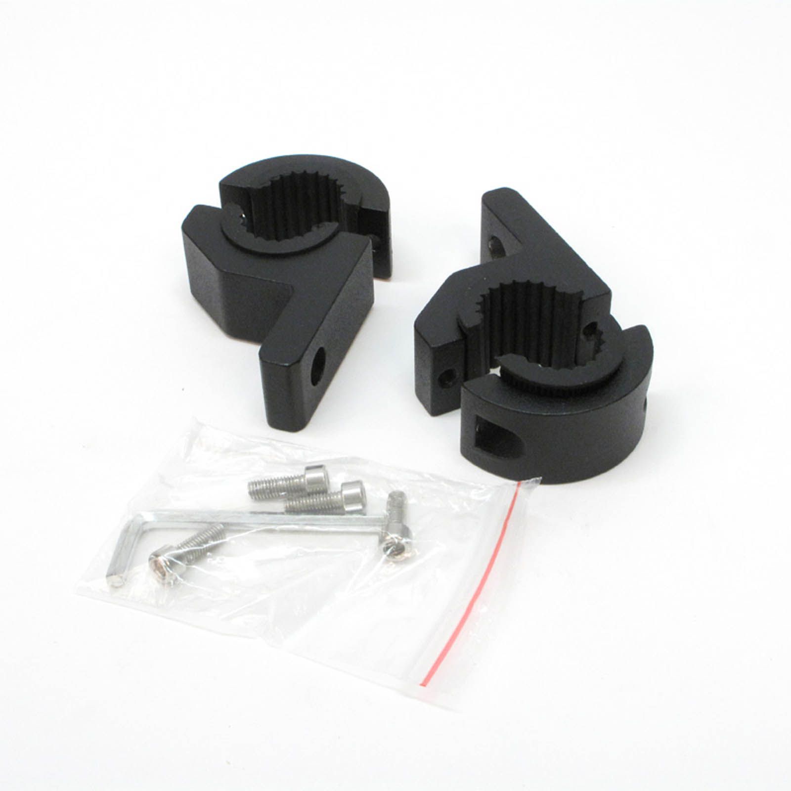 WHITES LED LIGHT BAR BRACKETS 28mm PAIR - Image 2