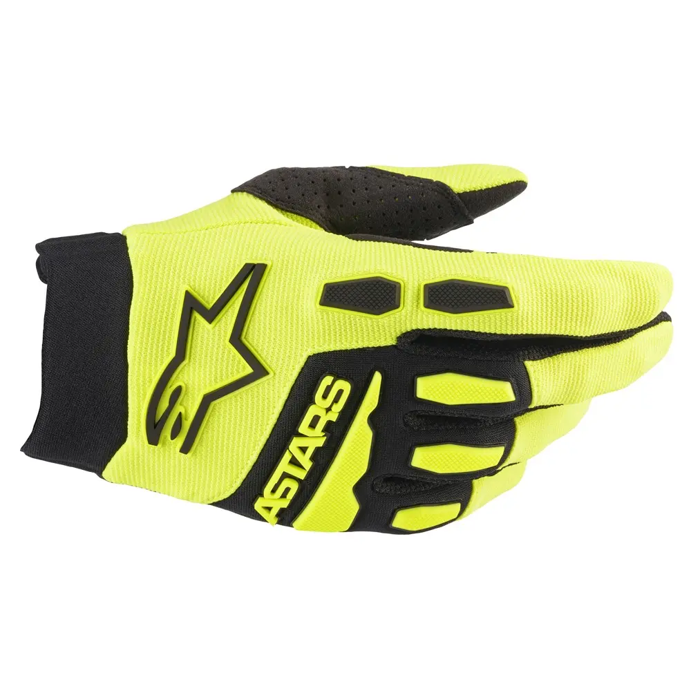 Alpinestars Full Bore Yellow Fluoro/Black Motocross Gloves