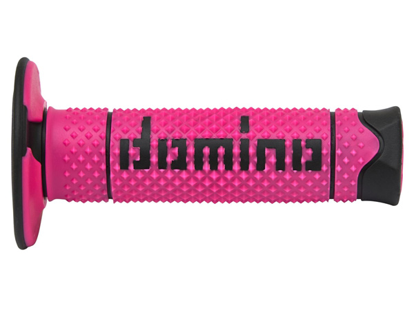Domino Off-Road Grips - A260 Coarse Dimple Dual Fuchisa/Black - Image 1