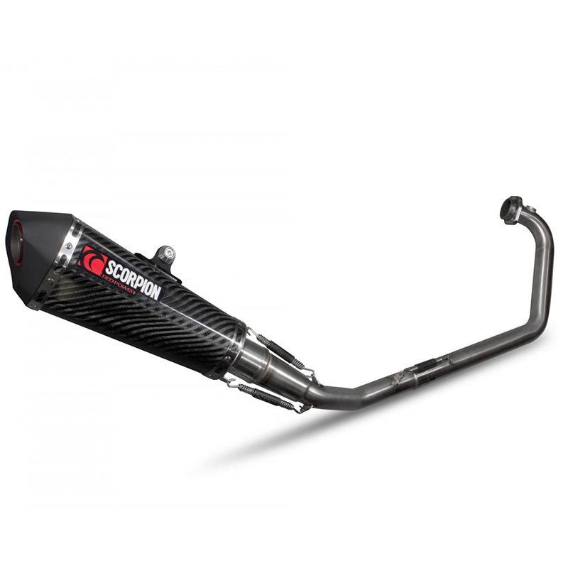 GSX-R 125 / GSX-R 150 Serket Taper Full System Carbon Fibre Sleeve 2017-2020 - Image 1