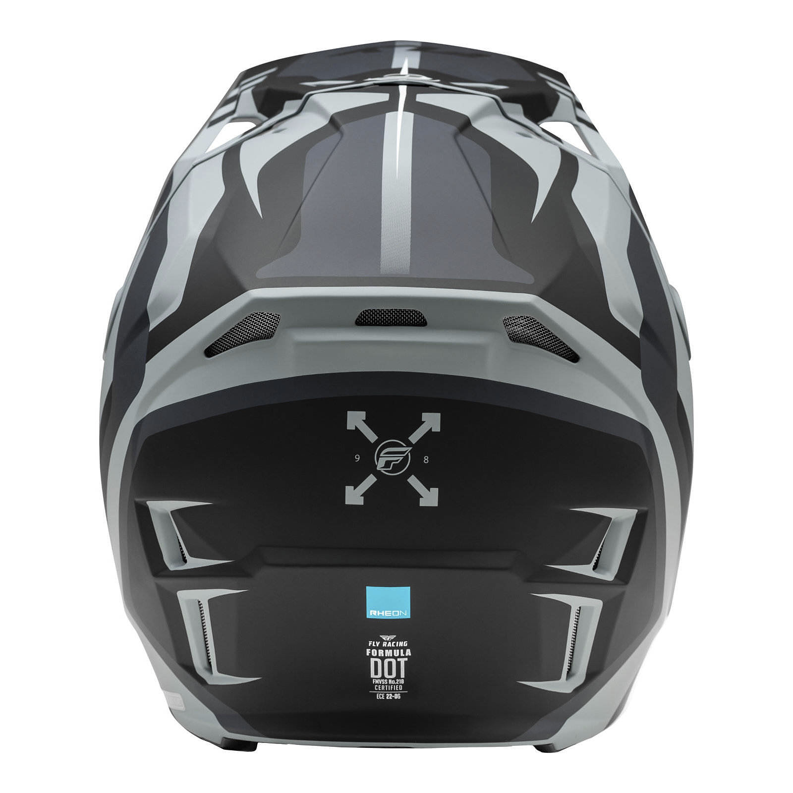 FLY Racing Formula CP Krypton Motocross Helmet Matte Grey / Black - Image 2