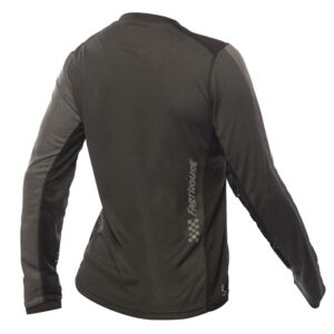 Fasthouse Classic Mercury Long Sleeved Jersey Ladies Black Heather/Charcoal Heather - Image 2