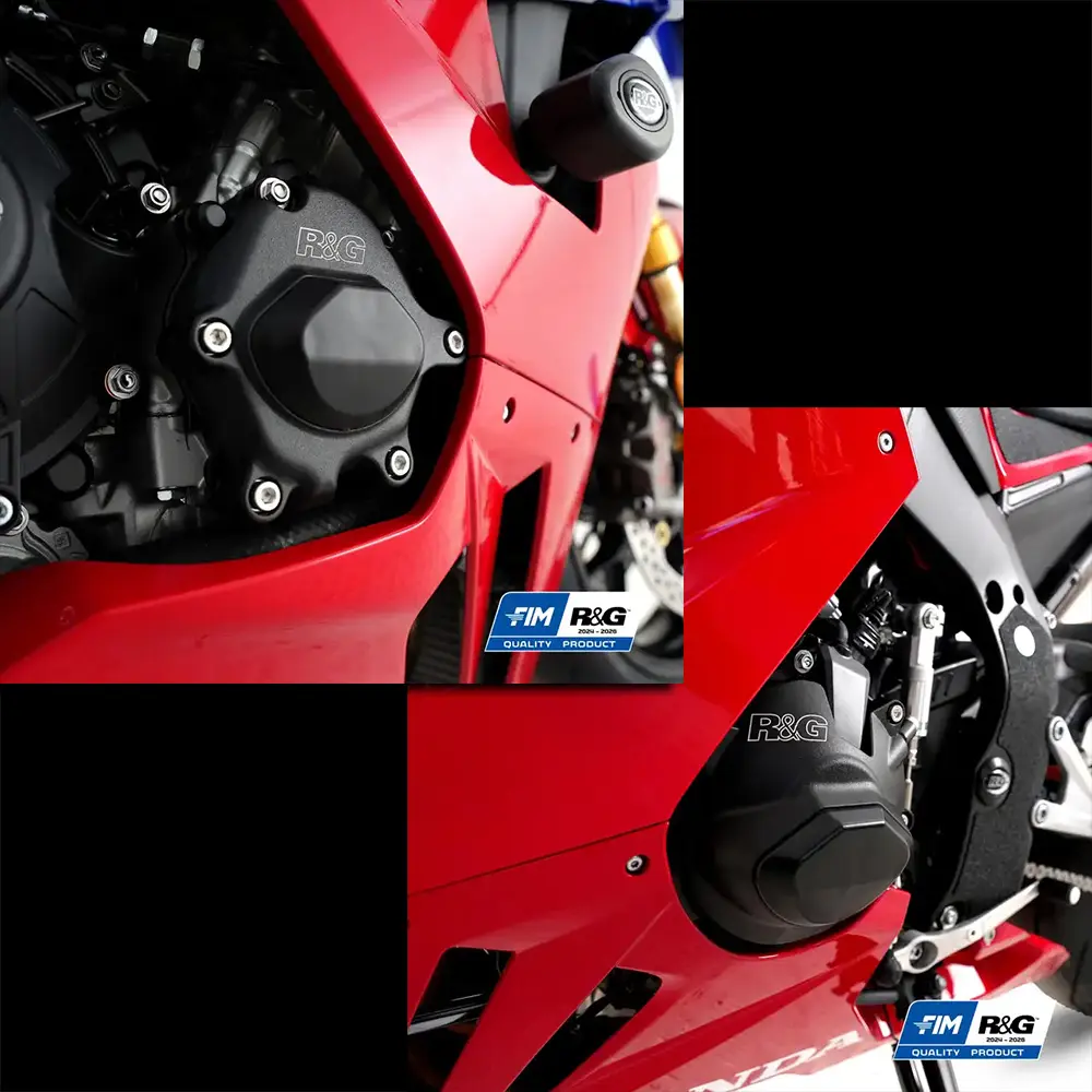 R&G PRO Engine Case Covers (Pair) for Honda CBR1000RR-R Fireblade 20- & Fireblade SP 20-