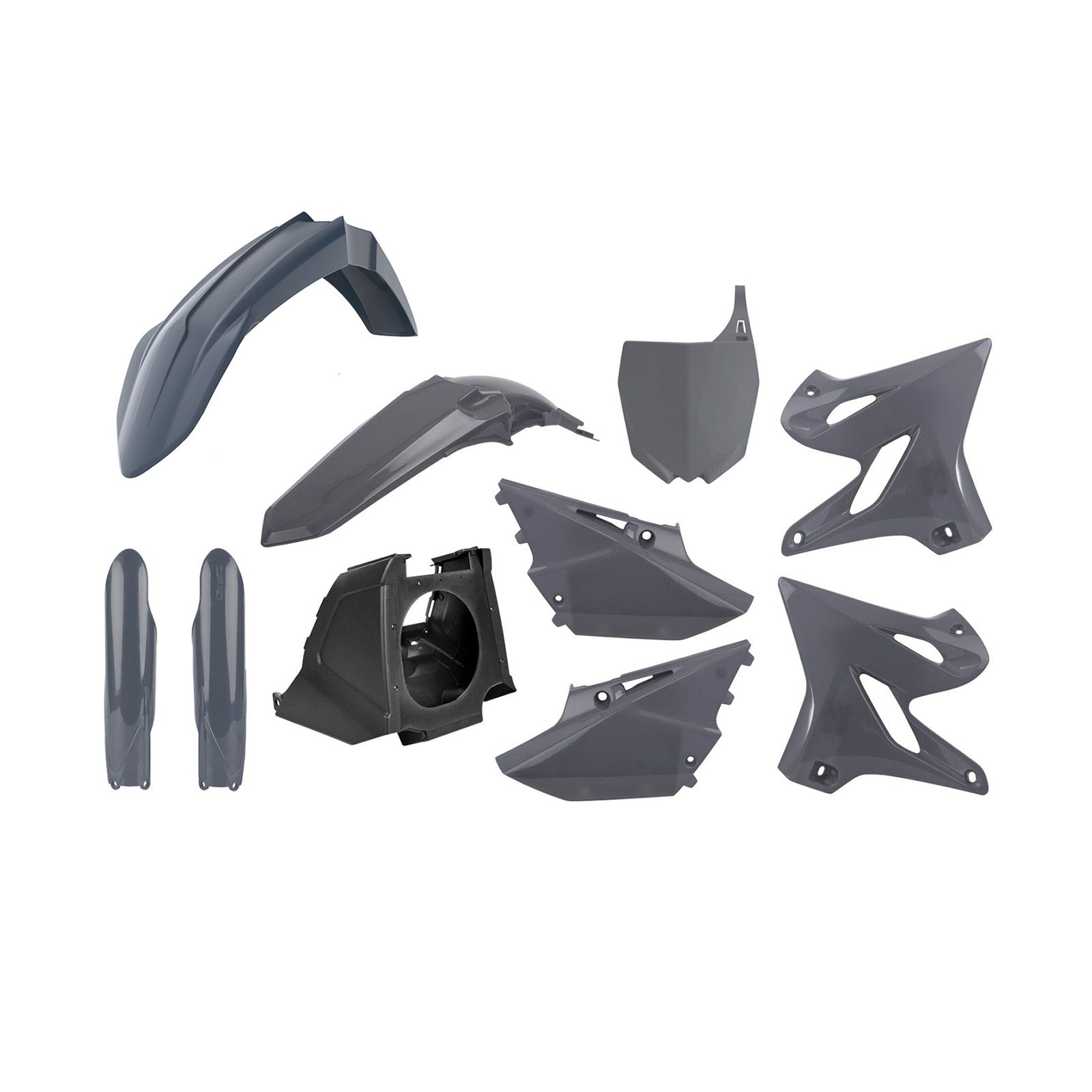 POLISPORT MX RESTYLING KIT YAM YZ125/250 02-14 NARDO GREY - Image 1