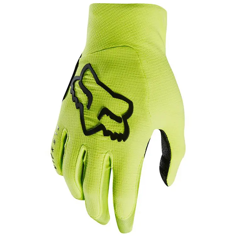 Motocross Gloves Fox Flexair Yellow/Black