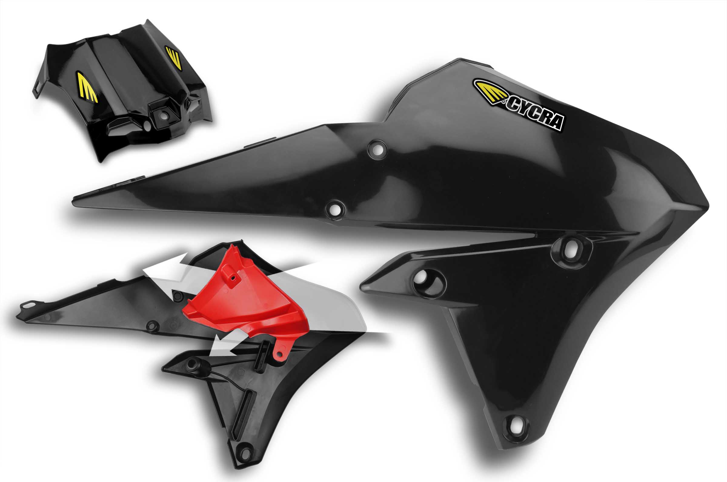 PFLOW SHROUD YZF 250 450 14-BK - Image 1