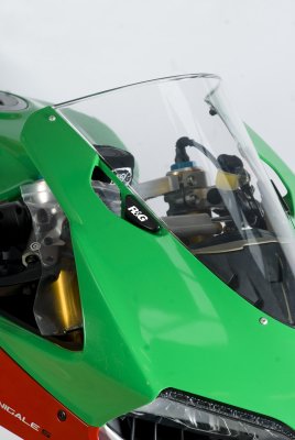 Mirror Blanking Plates R & G Racing Ducati Panigale 899/1199 - Image 1