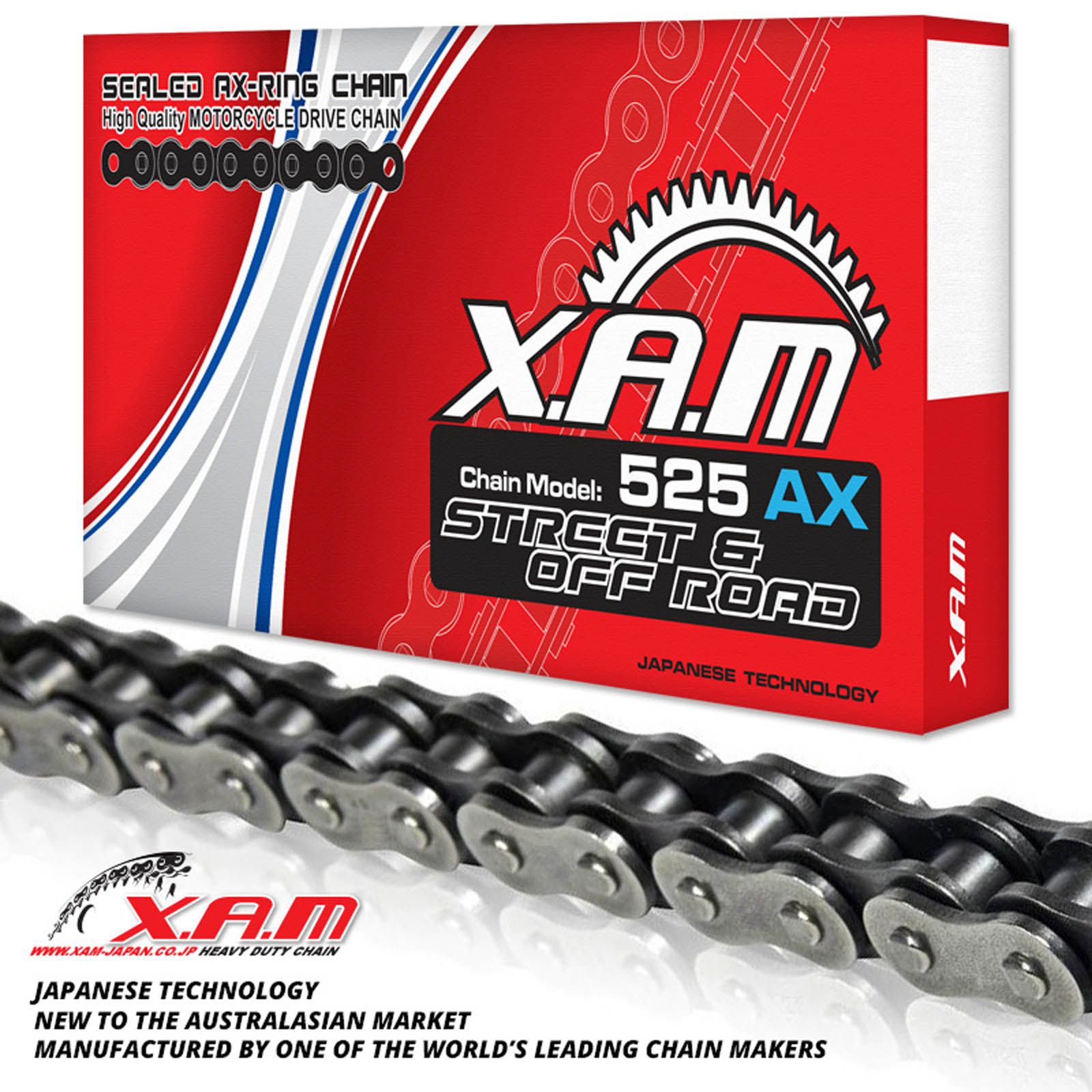 CHAIN XAM 525AX X 124 X-RING - Image 1