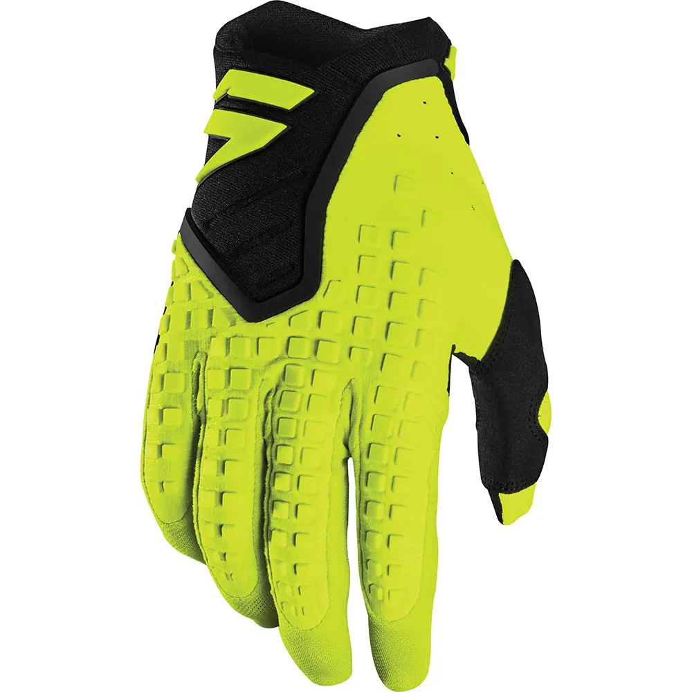 Motocross Gloves Shift 3LACK Pro Fluro Yellow