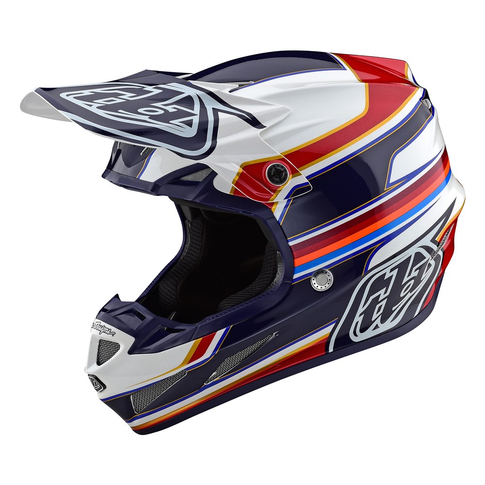Motocross Helmet SE4 ECE Composite Speed White/Red - Image 2