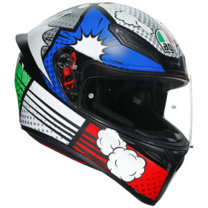 AGV K1 Road Helmet Bang Matte Italy/Blue - Image 1