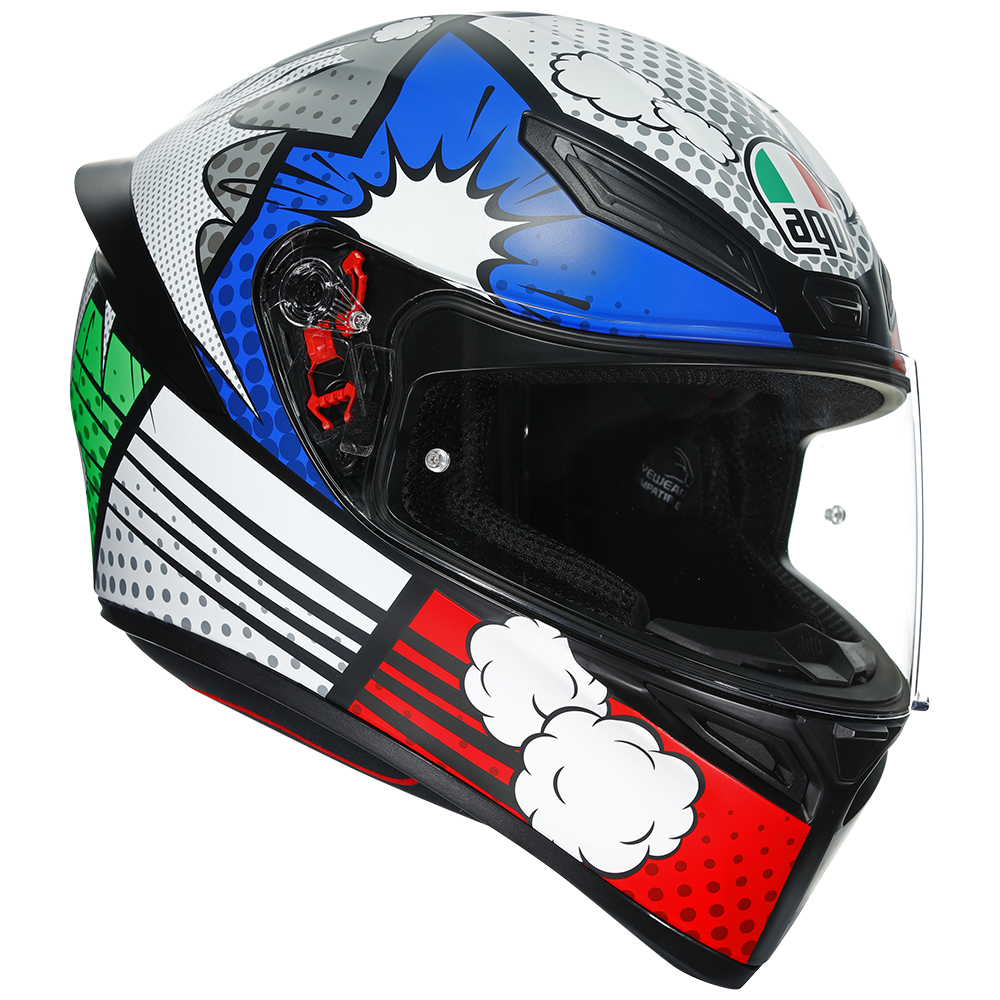 AGV K1 Road Helmet Bang Matte Italy/Blue - Image 1