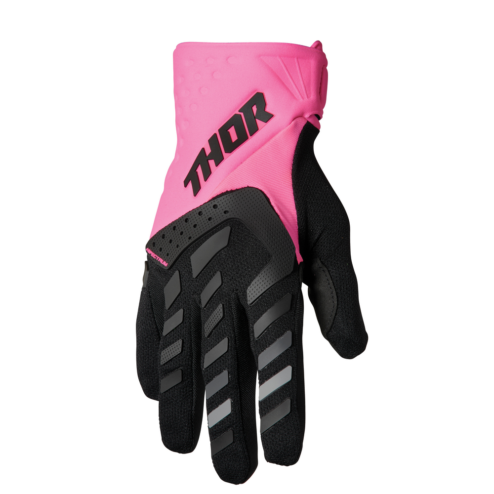 Thor Spectrum Ladies Motocross Gloves Pink/Black - Image 1