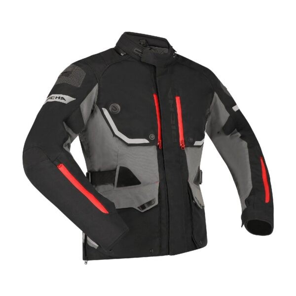Richa Infinity 3 Pro Jacket - Black / Dark Grey - Image 1