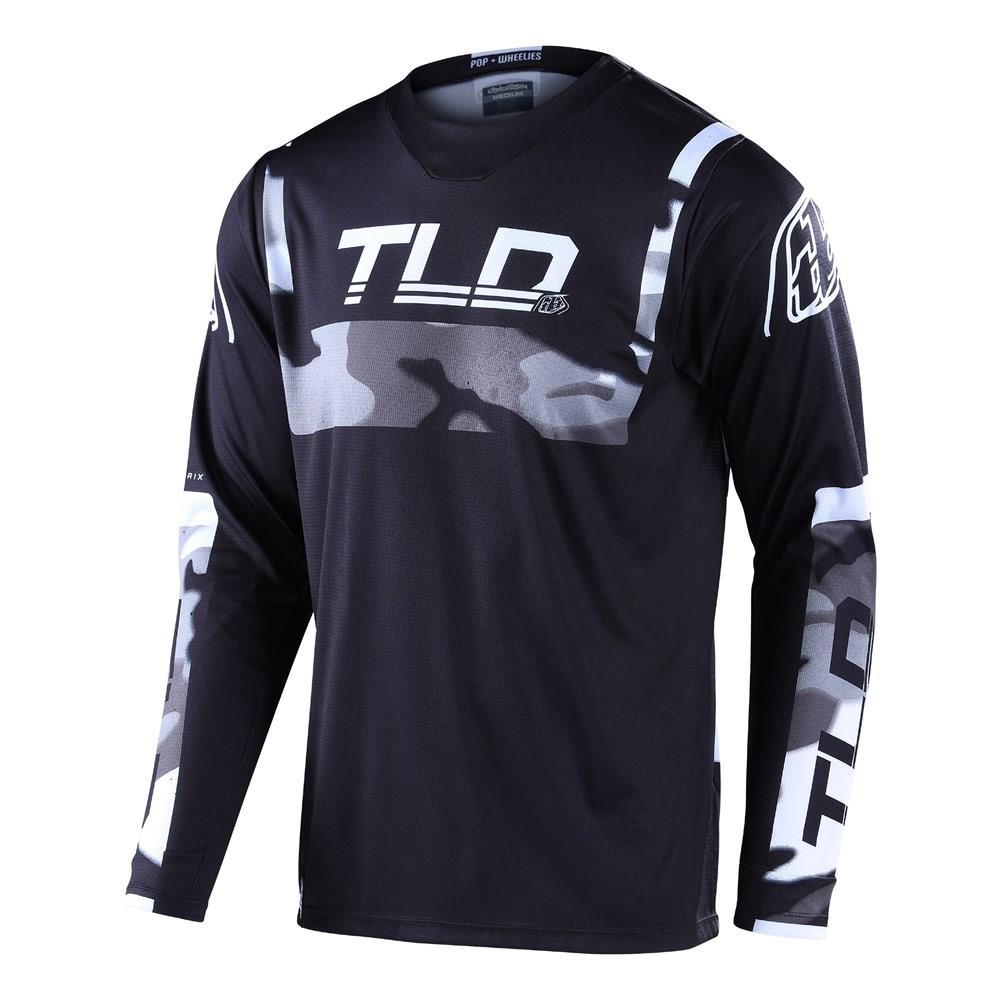 Troy Lee Designs GP Brazen Motocross Jersey Youth Camo Grey - Image 1