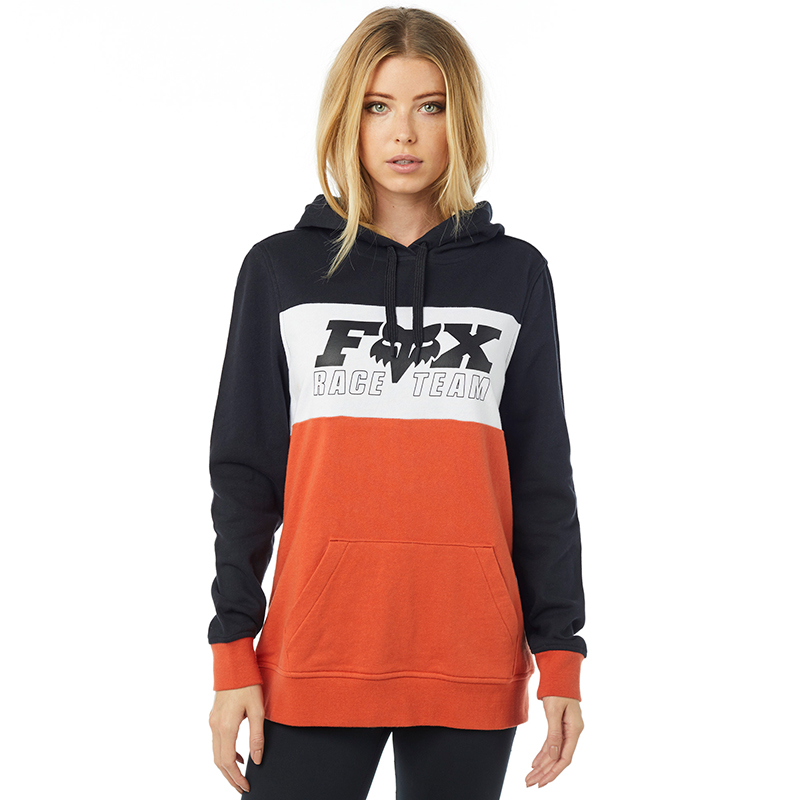 Hoodie Fox Too High Pullover Ladies Black - Image 1