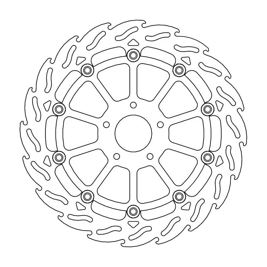 BRAKE DISC FRONT MOTO MASTER FLAME HUQVARNA KTM