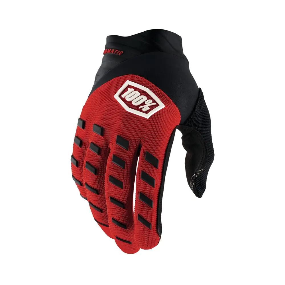 100% Airmatic Gloves Red/Black Youth