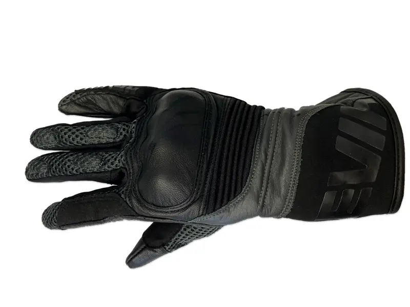 HELIOS R SUMMER GLOVES BLACK/GREY LARGE