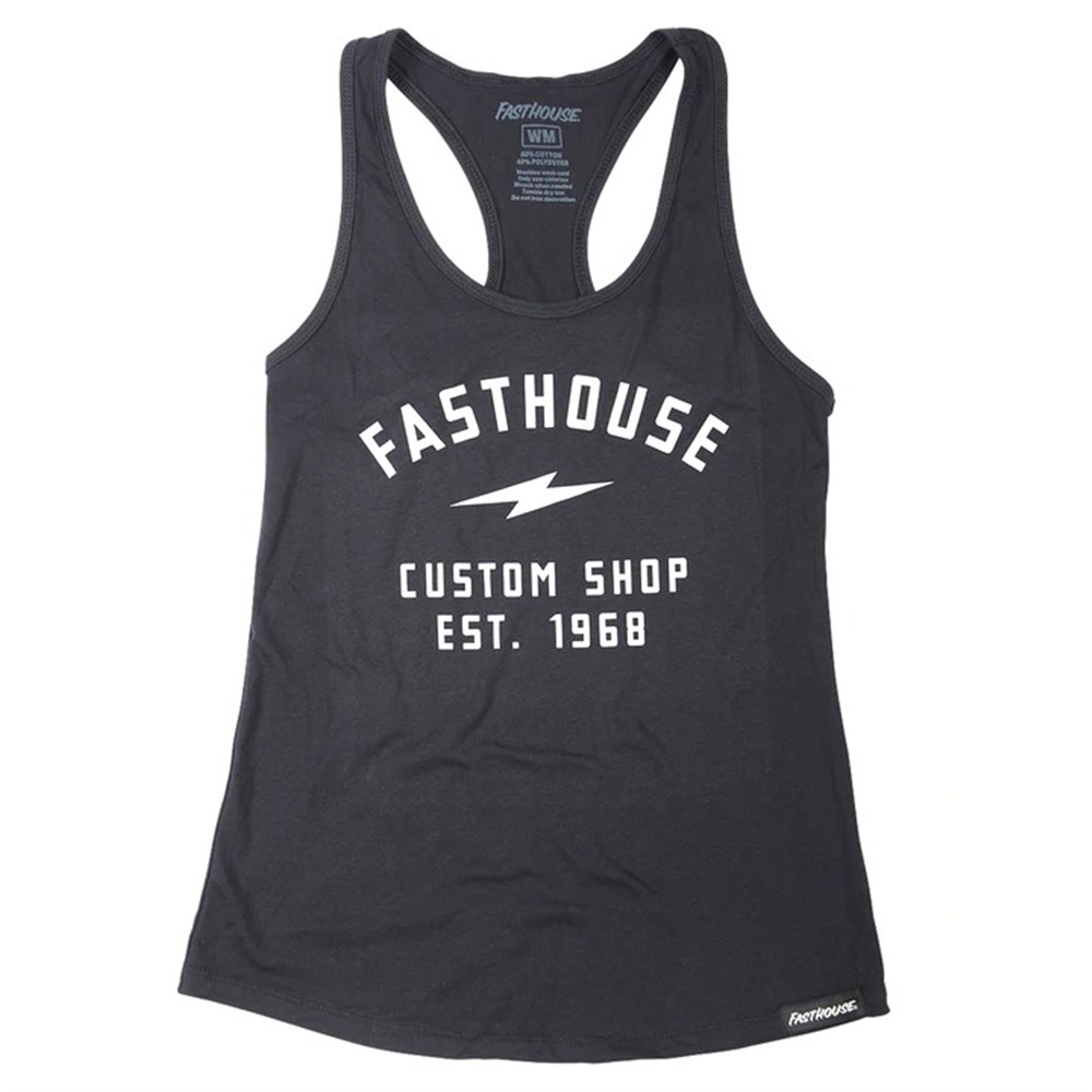 Fasthouse Womens Fundamental Tank Black - Image 1