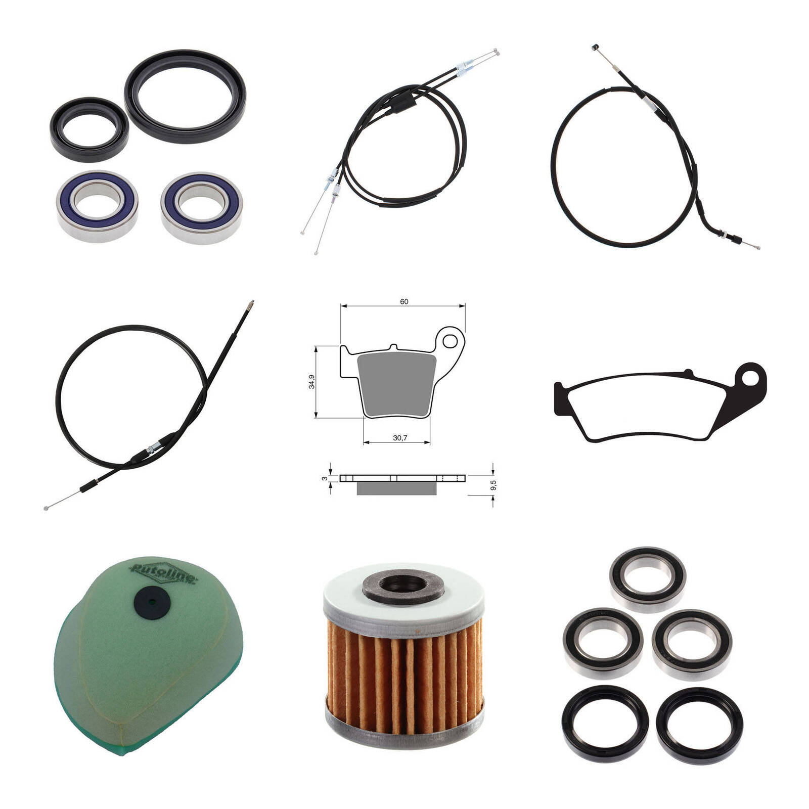 Offroad Refurb Kit - Honda CRF250X '07 - Image 1