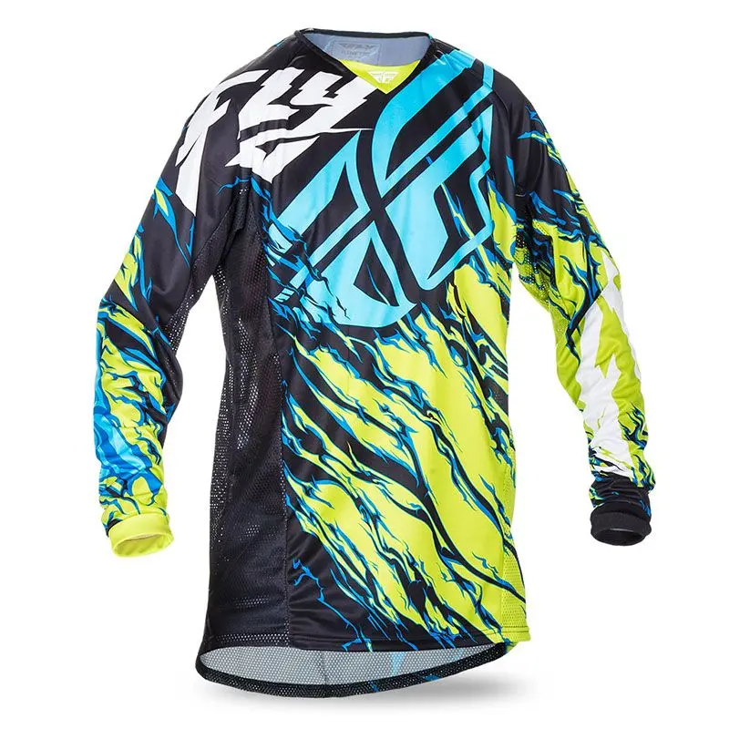 FLY KINETIC JERSEY '17 RELAPSE LME/BLU LGE