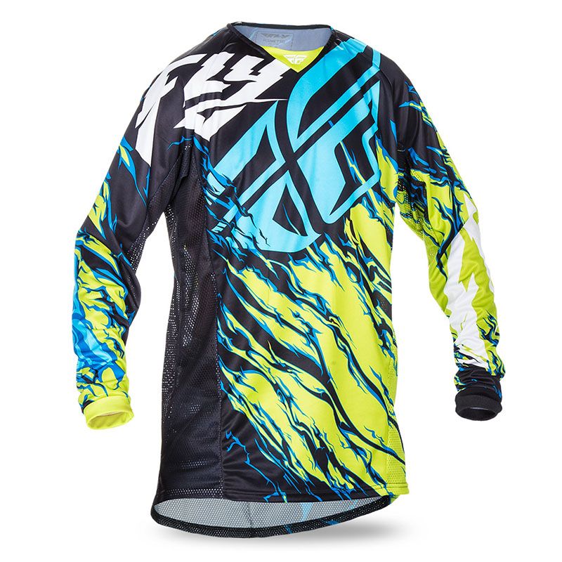 FLY KINETIC JERSEY '17 RELAPSE LME/BLU LGE - Image 1
