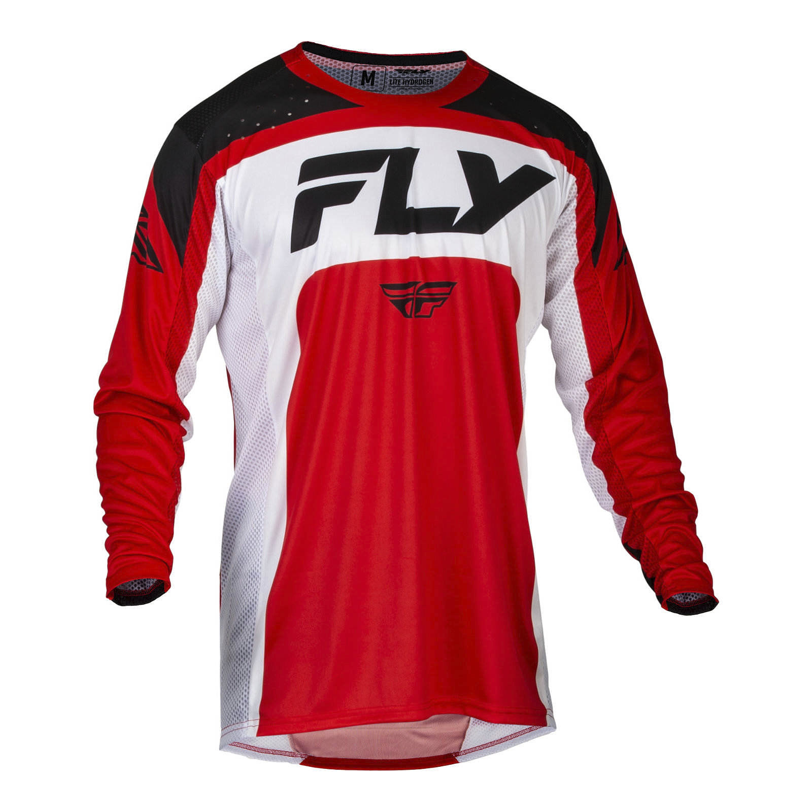 FLY Racing Lite Motocross Jersey Red / White / Black - Image 1
